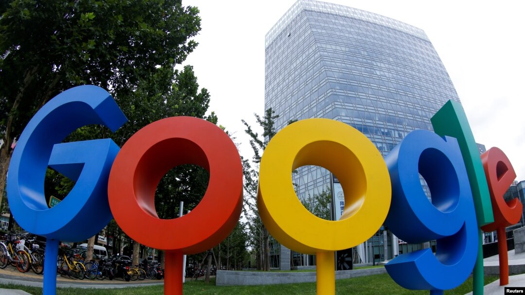 Trụ sở Google tại Bắc Kinh, Trung Quốc (ảnh chụp ngày 8/8/2018.
