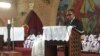 Le professeur Isidore Ndaywel du Comité laïc de coordination, Kinshasa, RDC, 16 mars 2018. (VOA/Top Congo FM)