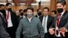 El presidente de Perú, Pedro Castillo, a su llegada al Ministerio Público para brindar sus declaraciones el martes 3 de agosto. El mandatario decidió guardar silencio frente a las preguntas de la fiscal de la Nación, según las palabras de su abogado, Benji Espinoza.