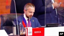 El Viceministro de Finanzas de Rusia, Timur Maksimov, asiste a la Reunión de Ministros de Finanzas y Gobernadores de Bancos Centrales del G-20 en Nusa Dua, Bali, Indonesia, el 15 de julio de 2022.