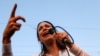 La líder opositora María Corina Machado en medio de su gira ante la primaria presidencial de la oposición prevista para el 22 de octubre. 