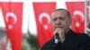 Presiden Recep Tayyip Erdogan, di Istanbul, Turki , 21 Oktober 2018. 