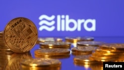 Illustration dela monnaie virtuelle de Facebook "Libra" - 21 juin 2019.