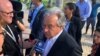 Le Secrétaire général des Nations Unies, Antonio Guterres, à Nassau, aux Bahamas, le 13 septembre 2019. 