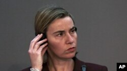 La chef de la diplomatie de l'UE, Federica Mogherini