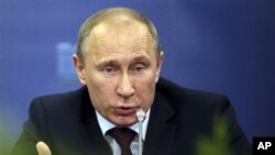 Le président russe Vladimir Poutine