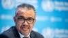 Le directeur général de l'OMS, Tedros Adhanom Ghebreyesus, lors d'une conférence de presse au siège de l'Organisation mondiale de la santé à Genève, le 14 décembre 2022