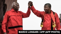 João Lourenço e José Eduardo dos Santos