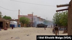 FILE - Soldiers deployed after a suicide attack in the Gao region, Mali, 1 July 2018. 