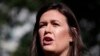 Sanders Departing as White House Press Secretary 
