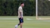 Argentina's forward Lionel Messi participates in a training session ahead of the Copa America football tournament at Florida Blue Training Center in Fort Lauderdale, Florida, on June 5, 2024.