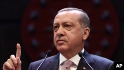 Turkey Erdogan, le président turc (Yasin Bulbul, Pool via AP)