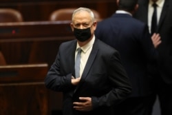 Menteri Pertahanan Israel Benny Gantz di Yerusalem, 13 Juni 2021. (Foto: AP)