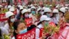 Actor Arrested, 2 Myanmar Protesters Killed by Gunfire
