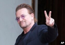 Vokalis U2 Bono