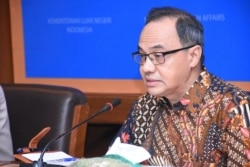 Juru Bicara Kementerian Luar Negeri Teuku Faizasyah. (Foto: VOA/Fathiyah)