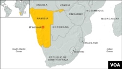 La Namibie (VOA)