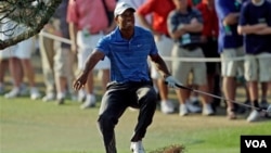Woods trató de competir en The Players Championship, pero abandonó la competencia después de nueve hoyos.