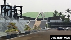 Gedung DPR/MPR RI, Senayan, Jakarta. (VOA/Ahadian)