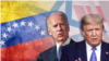 Gráfica Trump y Biden Venezuela