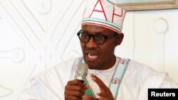 Janar Muhammadu Buhari a Gombe Fabrairu 3, 2015.