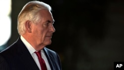 FILE - U.S. Secretary of State Rex Tillerson embarks on trips to Turkey and NATO headquarters this week.