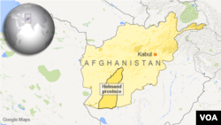 Peta provinsi Helmand, Afghanistan