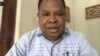 Ketua Sinode Gereja Kristen Injili (GKI) Tanah Papua, pendeta Andrikus Mofu, saat memberikan keterangan secara virtual terkait sikap pimpinan gereja di Papua usai insiden penembakan terhadap pendeta Yeremia Zanambani di Intan Jaya, Papua. (foto: dok)