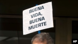 ARCHIVO - Corte Constitucional de Ecuador despenalizó la eutanasia el 4 de febrero de 2024, a raíz de una demanda de mujer que sufre enfermedad terminal.